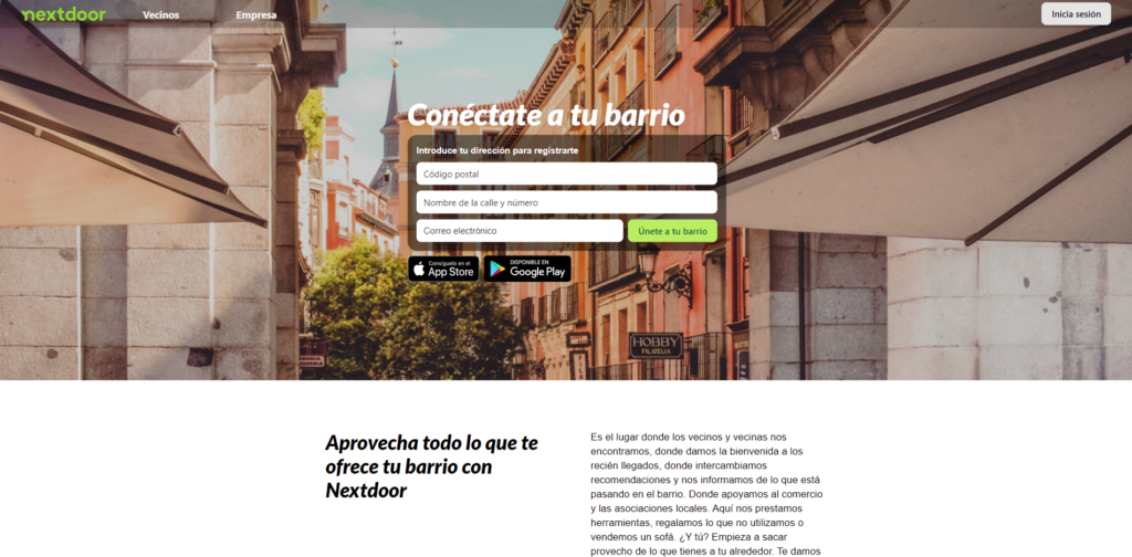 Nextdoor es una de las redes sociales nuevas